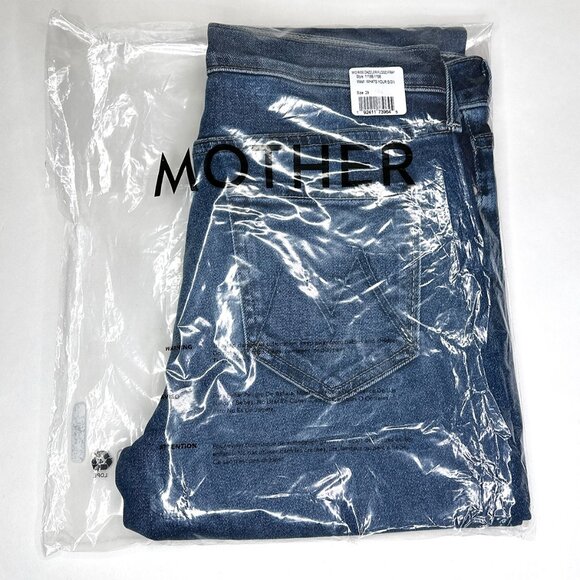 NWT Mother Mid-Rise Dazzler Flood Fray What's Your Sign Straight Jean Size 29 - Picture 2 of 16